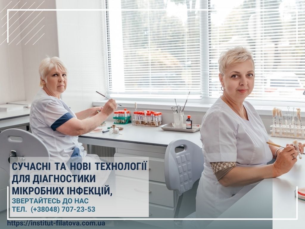 Сучасні та нові технології для діагностики мікробних інфекцій