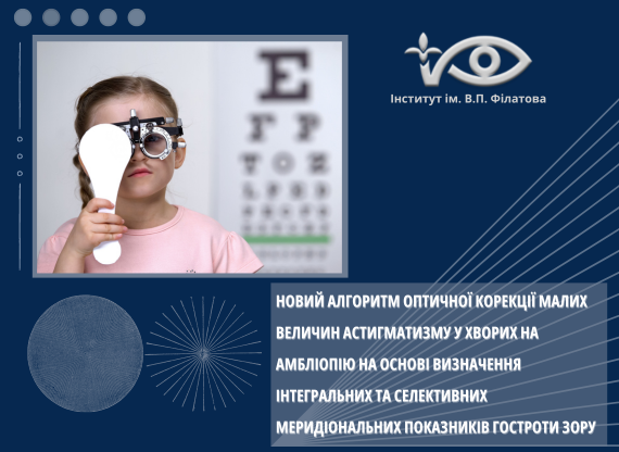 Новий алгоритм оптичної корекції