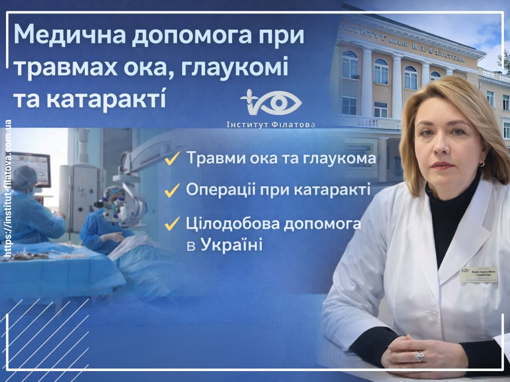 ХІРУРГІЯ ПЕРЕДНЬОГО ТА ЗАДНЬОГО СЕГМЕНТІВ ОКА: СУЧАСНІ МОЖЛИВОСТІ ЛІКУВАННЯ В ІНСТИТУТІ ФІЛАТОВА