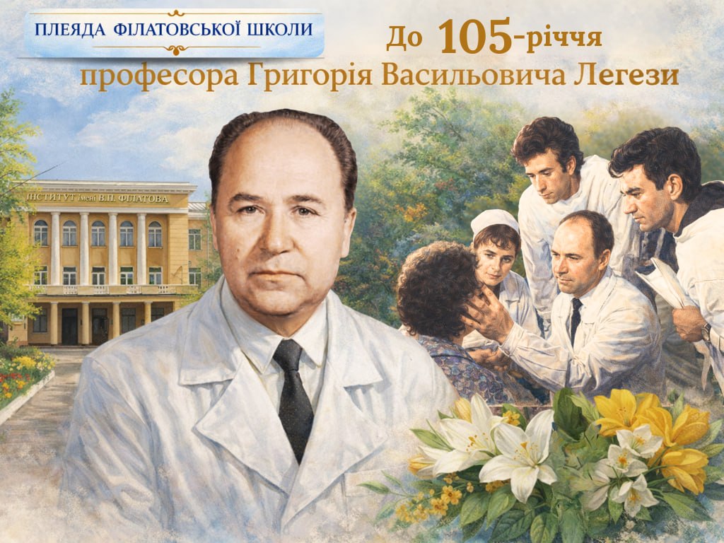 ДО 105-РІЧЧЯ ВІД ДНЯ НАРОДЖЕННЯ ГРИГОРІЙ ВАСИЛЬОВИЧ ЛЕГЕЗА